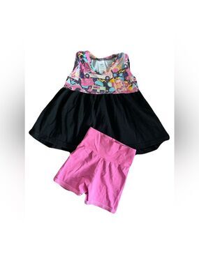 Precious Treasures Pink Bike Shorts‎ and Barbie Top / Dress